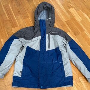 Columbia boys parka 3-in-1 system winter ski jacket fleece shell Medium 10 12 M
